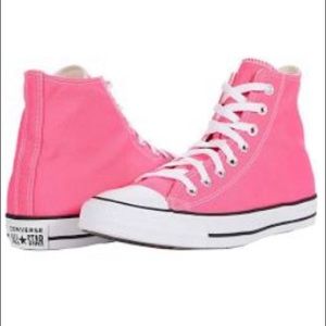 (Used) pink high top chuck Taylor converse